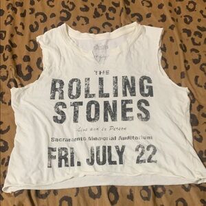 Rolling Stones Graphic Tank Top